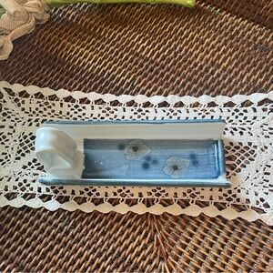 Pottery Butter Sled signed on back